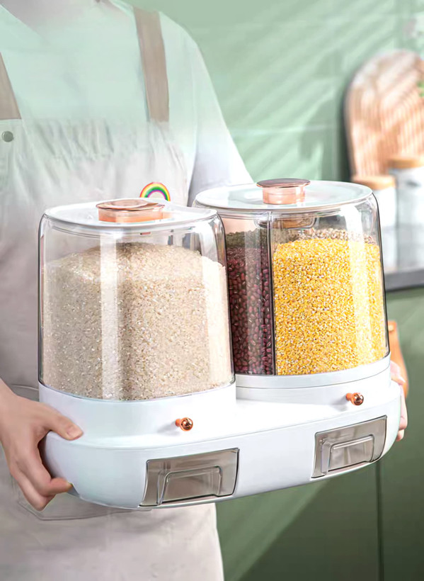 جا حبوباتی جا برنجی چرخشی دوقلو