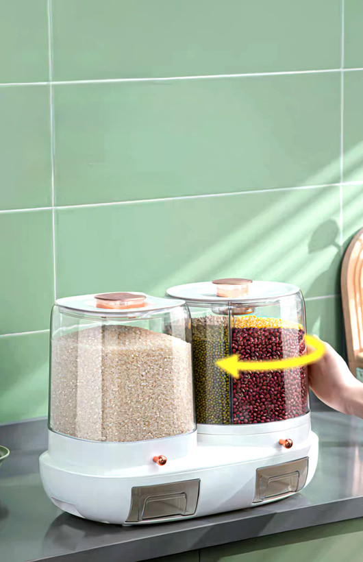 جا حبوباتی جا برنجی چرخشی دوقلو