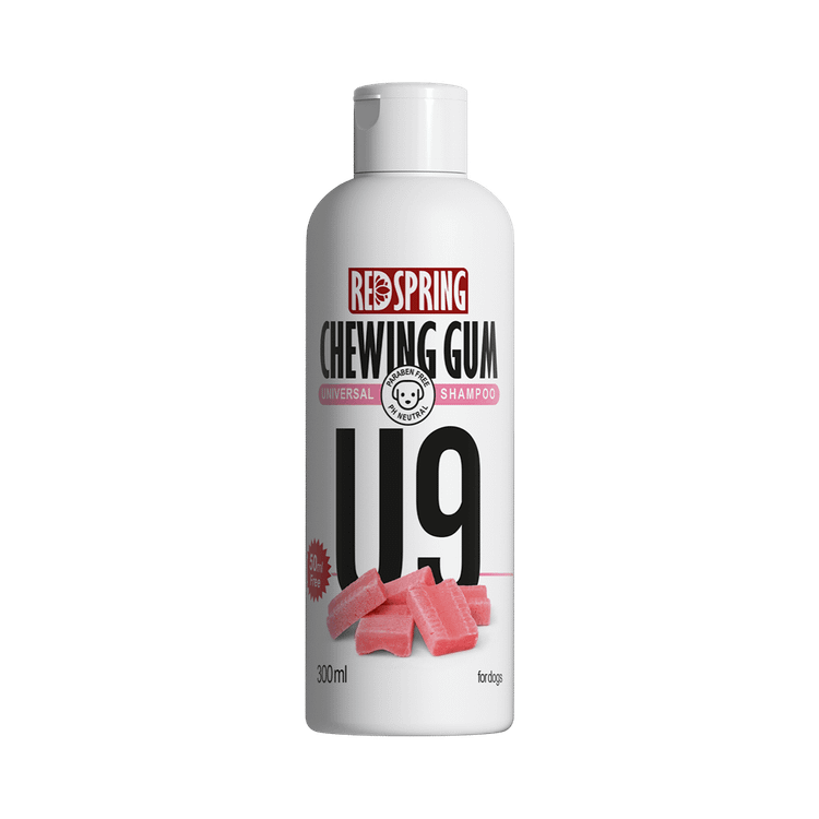شامپو روزانه مخصوص سگ مناسب انواع مو با عصاره آدامس (مدل U9) – 300ml